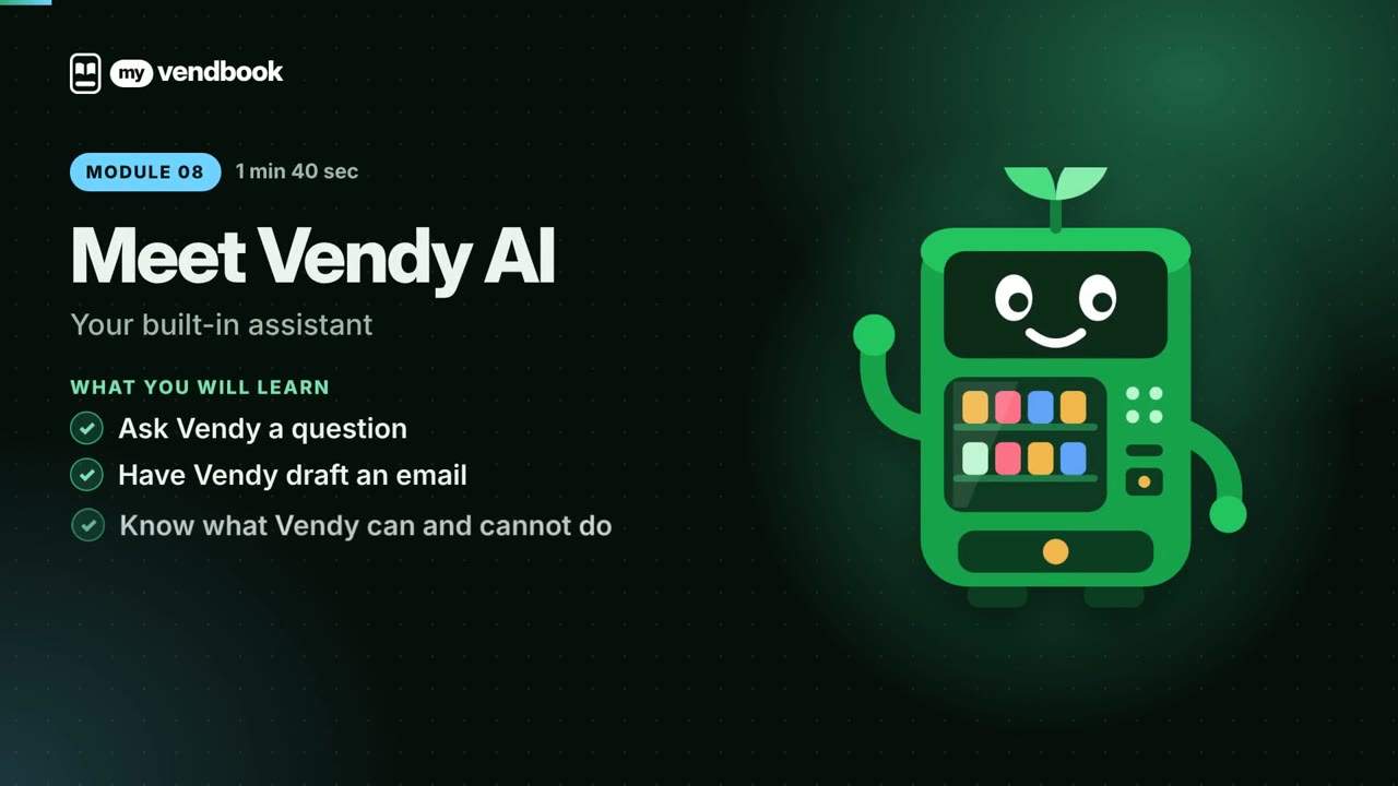 Meet Vendy AI: Your Vending Business Assistant